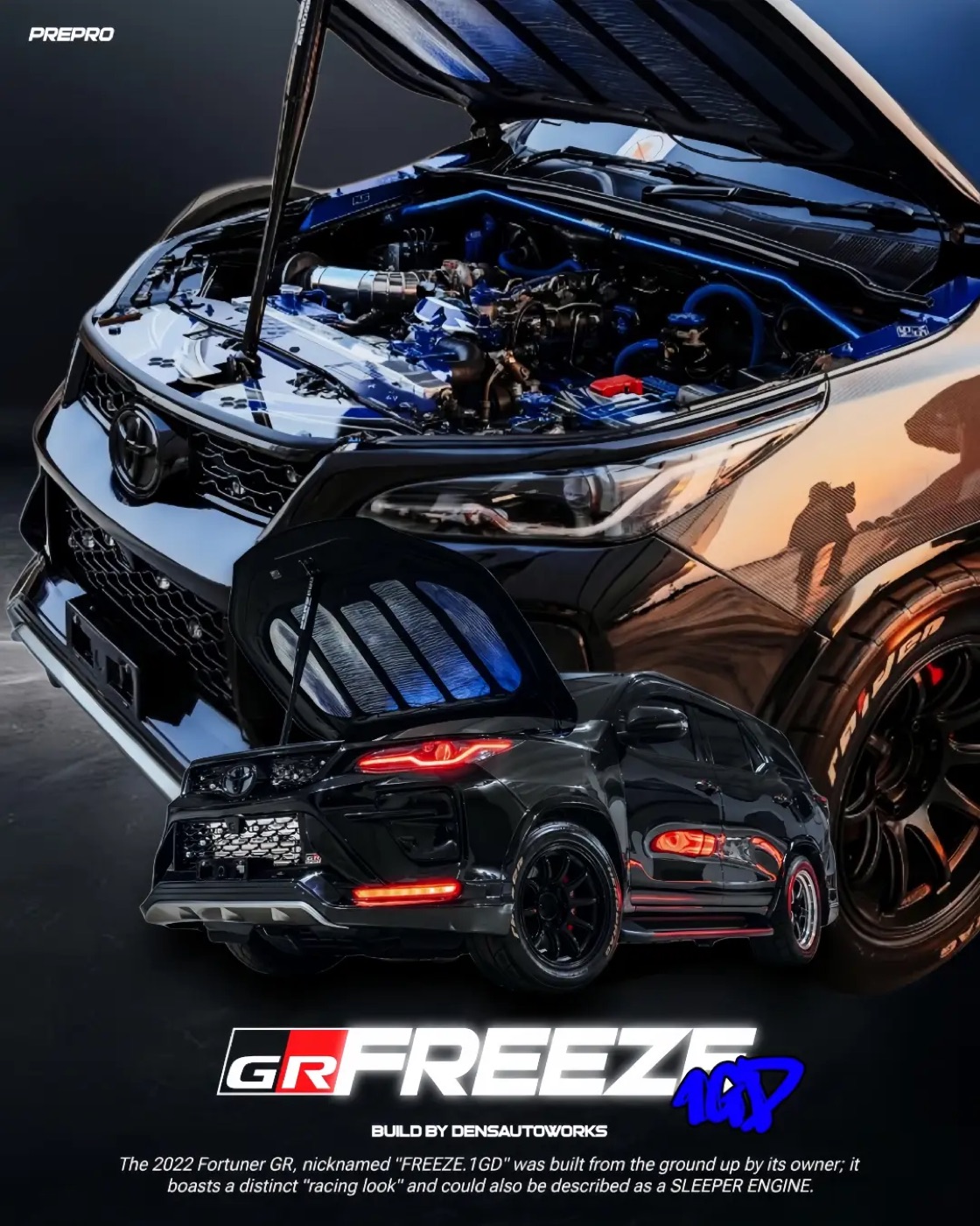 Poster build Fortuner GR FREEZE.1GD by Dens Autoworks